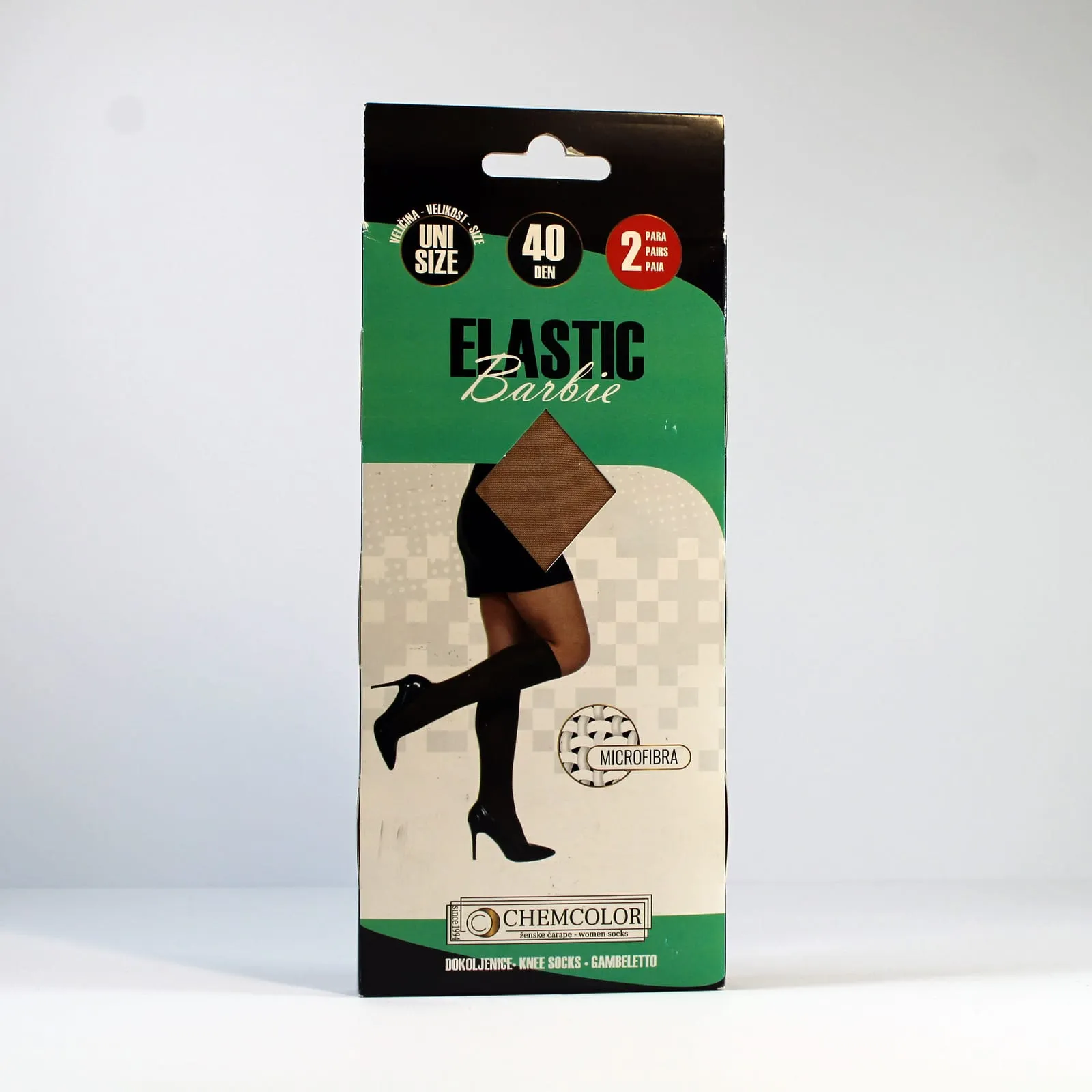 Elastic Barbie – Ženske dokoljenice s dodatkom mikrofibre – Elastic Barbie