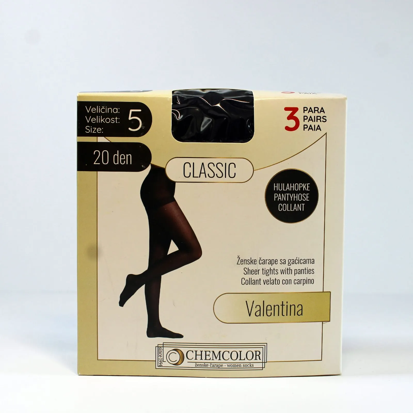 Classic Valentina – Ženske čarape s gaćicama – Classic Valentina