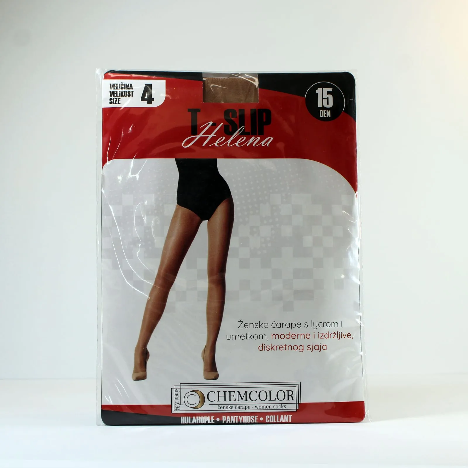 Pakiranje T-slip čarapa Helena, 15 DEN